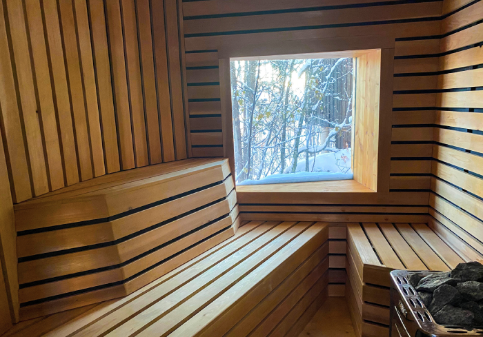 Our sauna available excusively for our guests